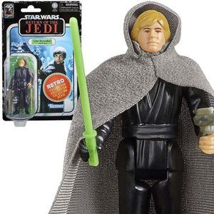 NEW!  Star Wars The Retro Collection Luke Skywalker (Jedi Knight) 3 3/4" Figure